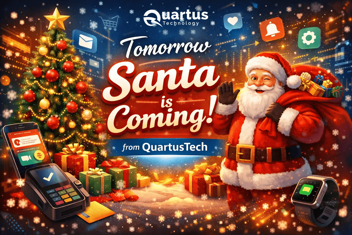 “Tomorrow Santa Is Coming!” — A Christmas Celebration with a Tech Twist from QuartusTech