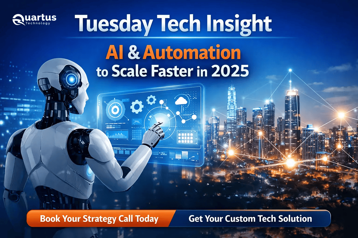 Tuesday Tech Insight: How Smart Businesses Are Using AI & Automation to Scale Faster in 2025