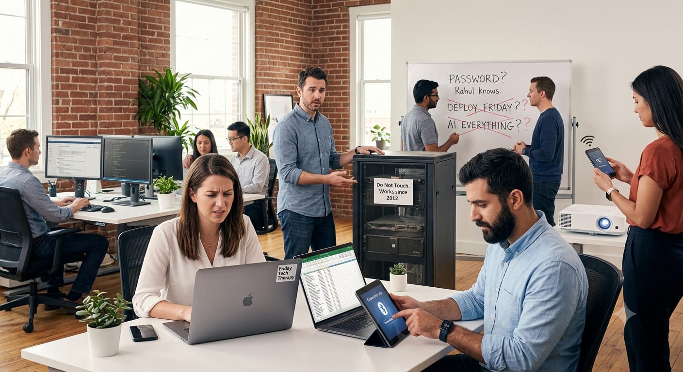 Friday Tech Therapy: 10 Technology Problems Every Business Pretends Don’t Exist