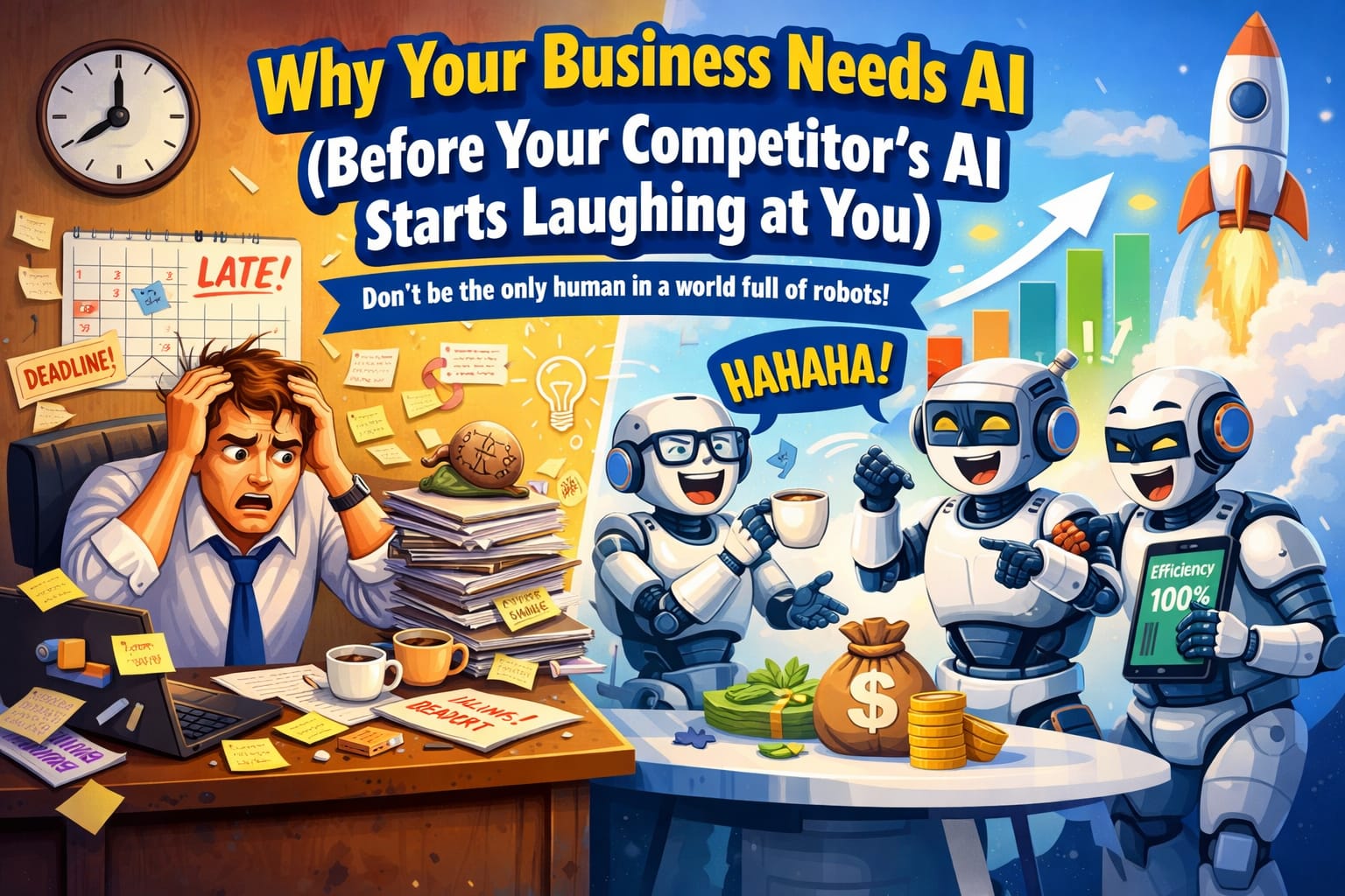 Why Your Business Needs AI Before Your Competitor’s AI Starts Laughing at You