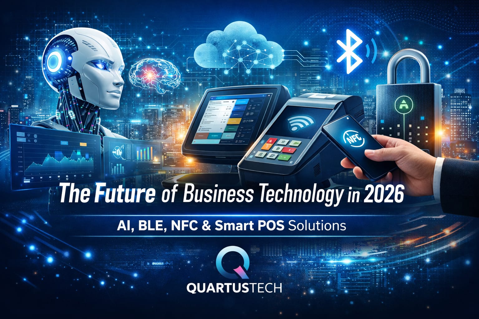 The Future of Business Technology in 2026: How AI, BLE & Smart POS Are Transforming Enterprises