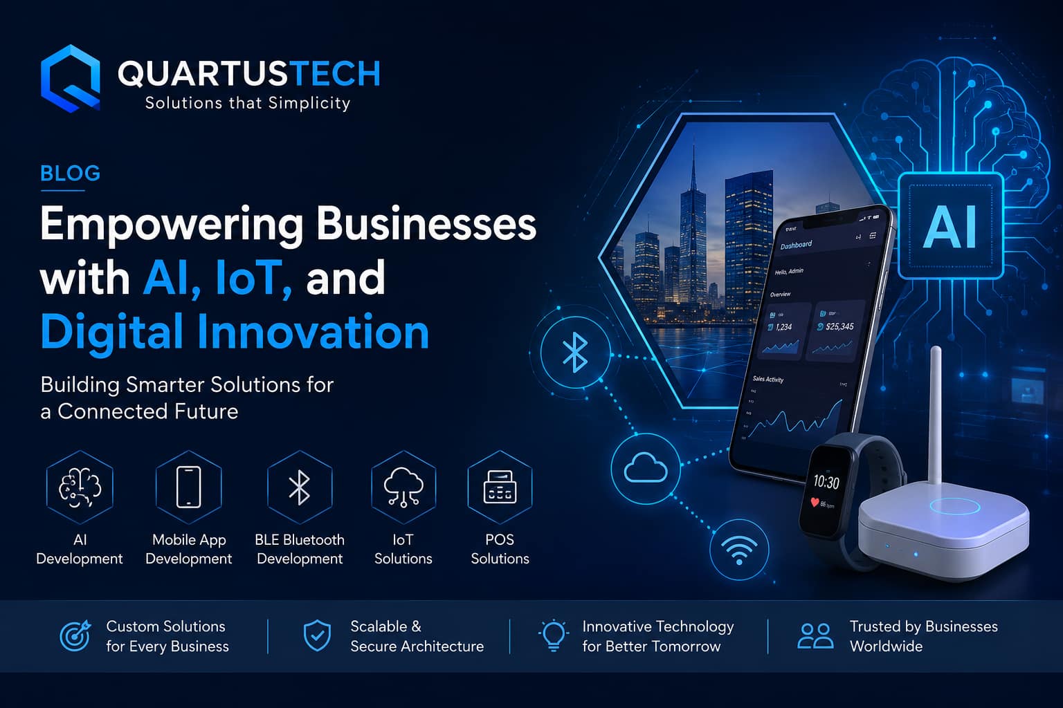 QuartusTech: Empowering Businesses with AI, IoT, and Digital Innovation in 2026