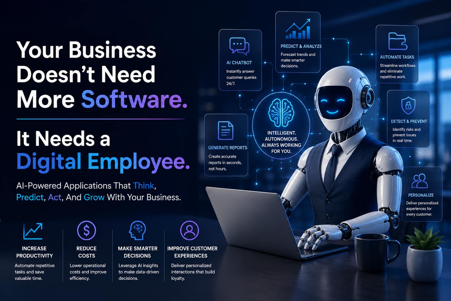 Your Business Doesn’t Need More Software. It Needs a Digital Employee.