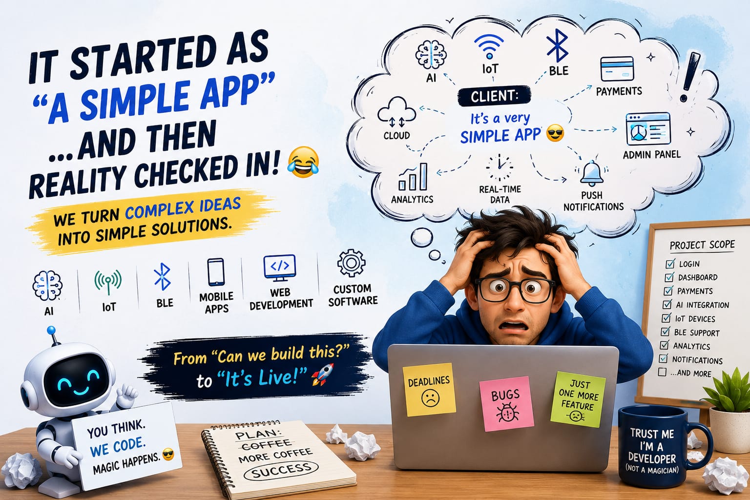 When Your “Simple” App Idea Turns Into a Full Technology Project