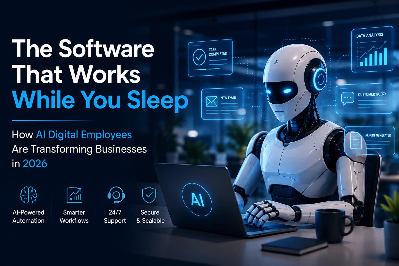 The Software That Works While You Sleep: How AI Digital Employees Are Transforming Businesses in 2026