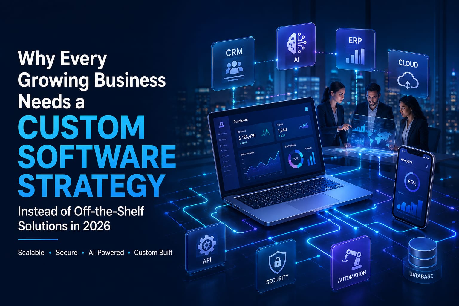 Why Every Growing Business Needs a Custom Software Strategy Instead of Off-the-Shelf Solutions in 2026